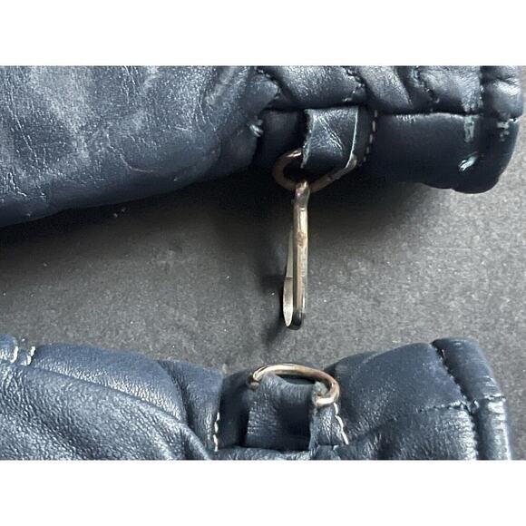 Vintage Better Sweet Leather Gloves Blue Unisex Ski Snow - Picture 6 of 6